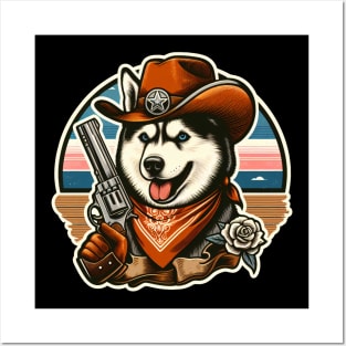 Husky Cowboy Posters and Art